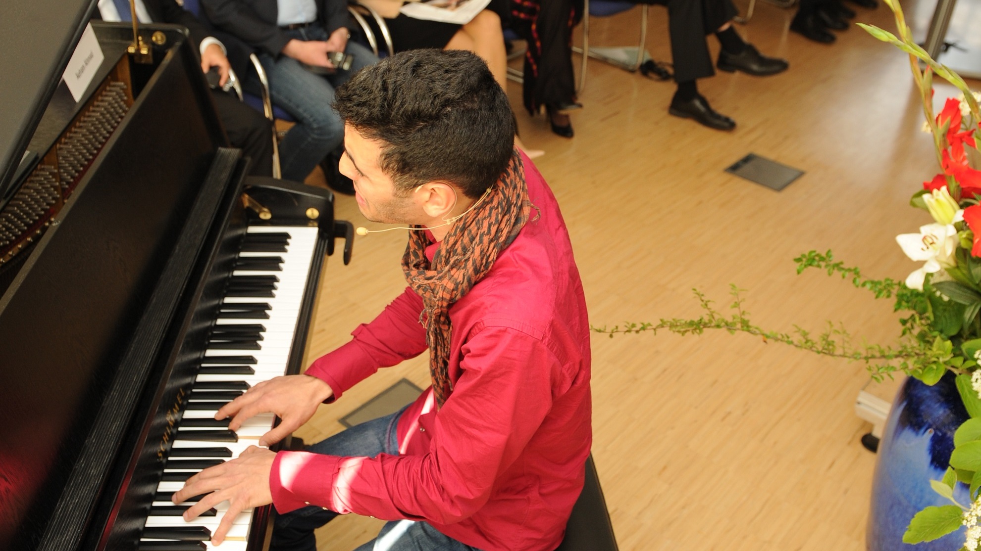 Aeham Ahmad am Klavier